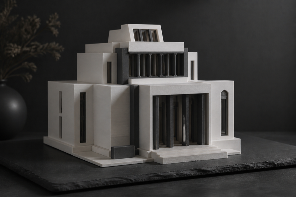 Architectural 3D printed model