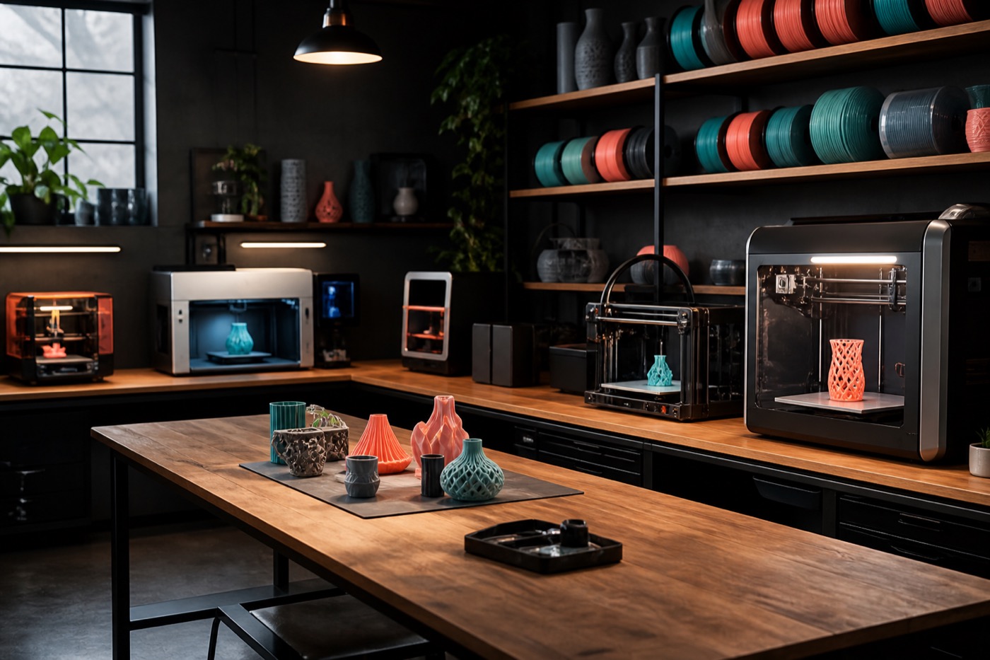 KUSTM 3D printing studio atmosphere